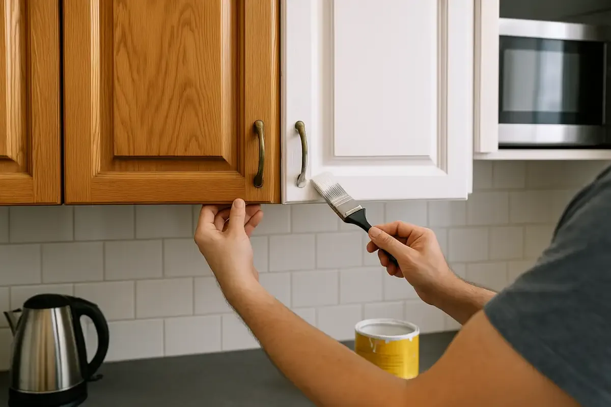 malowanie mebli kuchennych przygotowanie