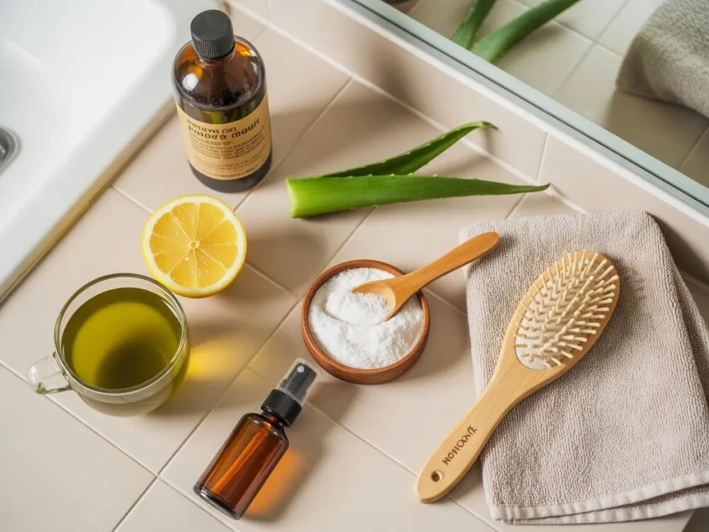 naturalne składniki do pielęgnacji włos&oacute;w pokrzywa glinka węgiel aktywny