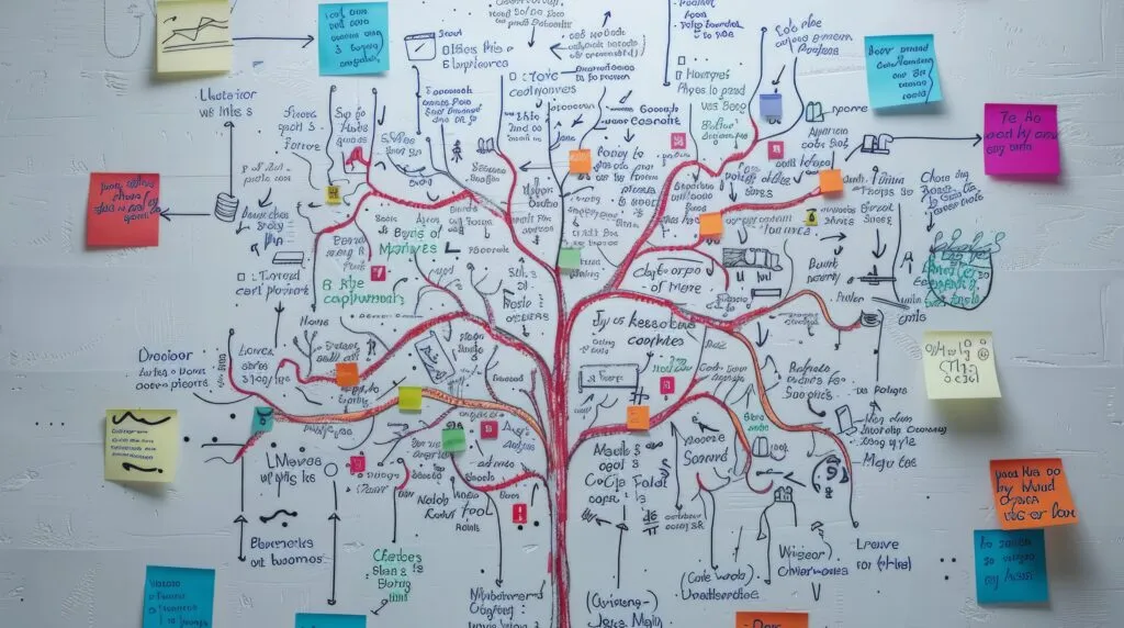 planowanie cel&oacute;w nauka mapa myśli