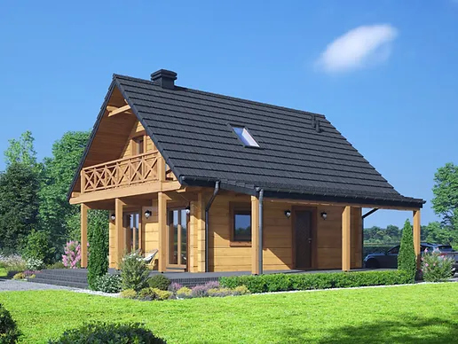 gotowy dom drewniany cena