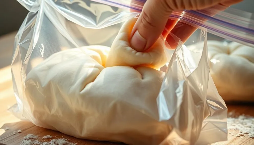 mrożenie ciasta na pizzę porcjowanie pakowanie