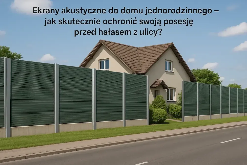 ekran akustyczny na posesji prywatnej wysokość