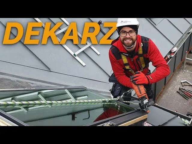 Pomocnik dekarza praca na wysokości