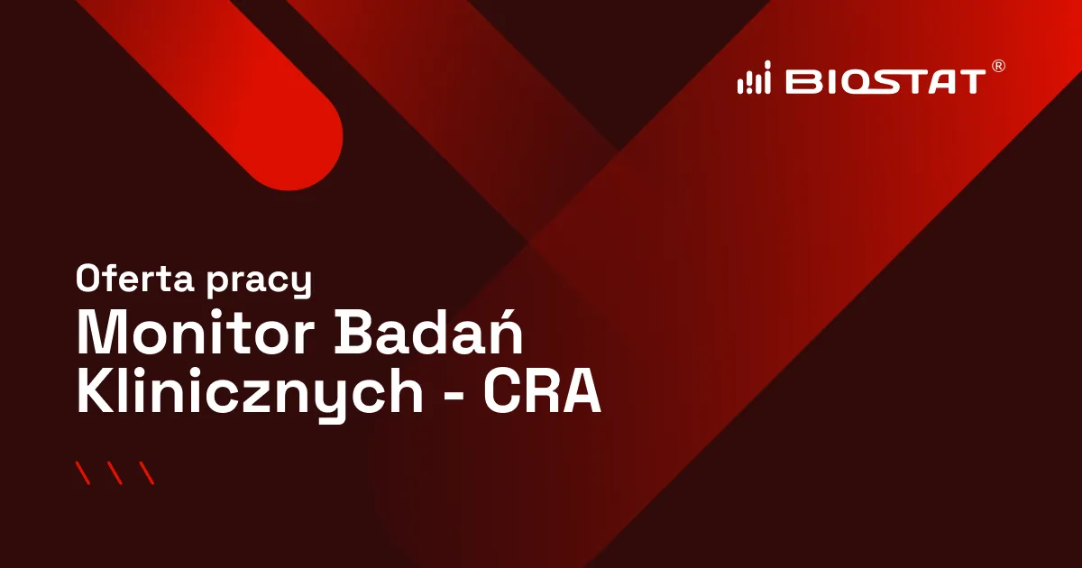 Monitor Badań Klinicznych CRA praca