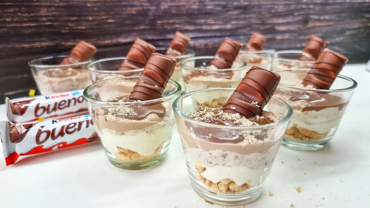 desery z kremem kinder bueno