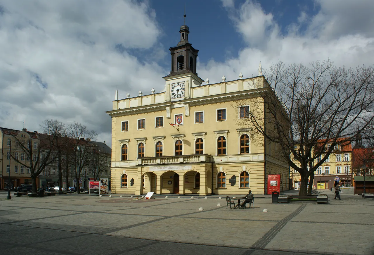 Rynek Ostrów Wielkopolski Ratusz