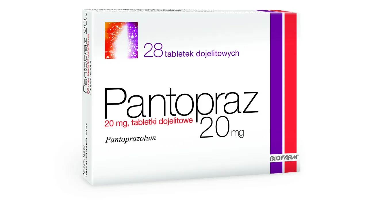 Opakowania pantoprazolu 20 mg bez recepty