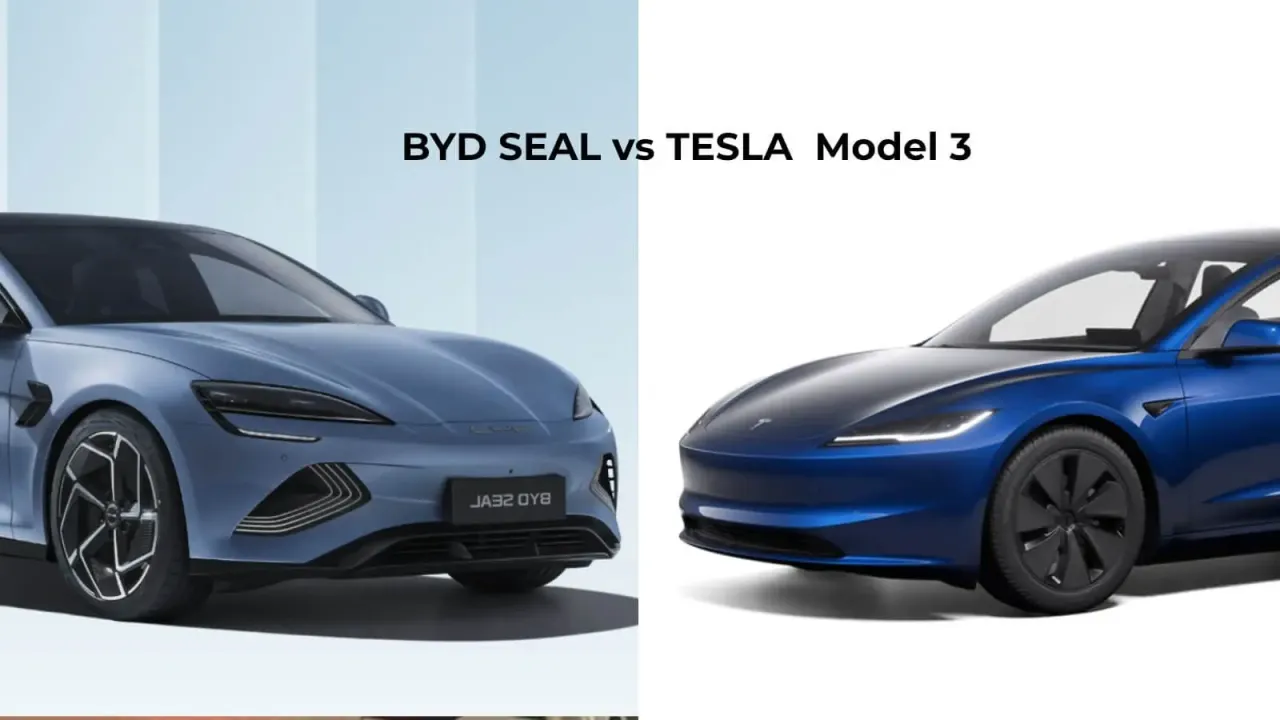 BYD Seal vs Tesla Model 3 porównanie
