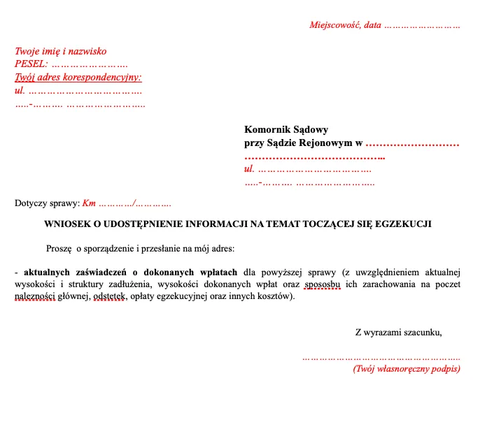 Komornik sądowy zajęcie majątku egzekucja