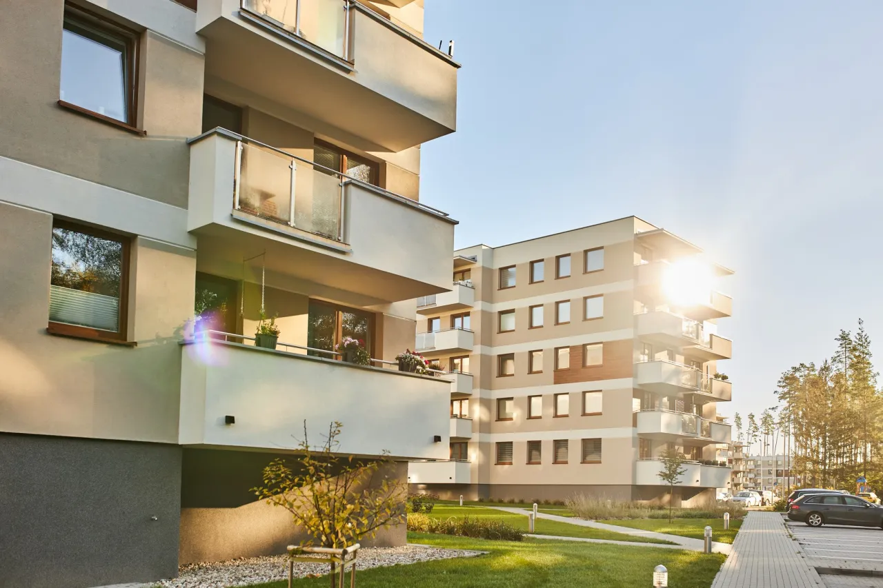 Osiedle Sterowc&oacute;w Dywity architektura niska zabudowa