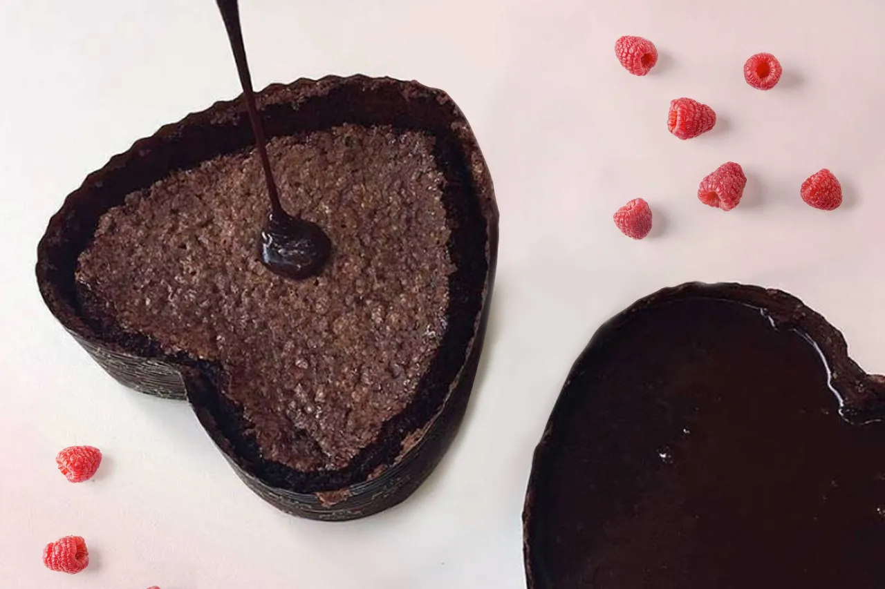 torta caprese salame cioccolato tortino cuore morbido