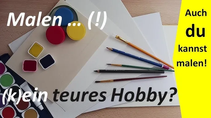 Einfache Malmaterialien für Anfänger