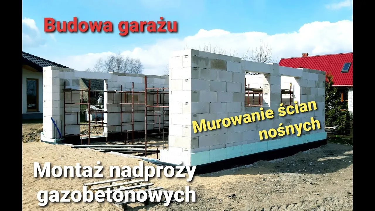budowa garażu murowanego etapy