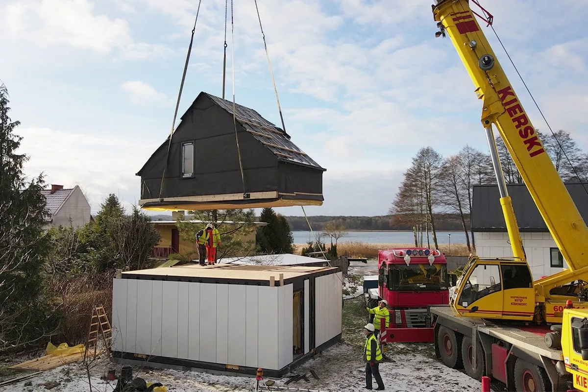 dom modułowy montaż