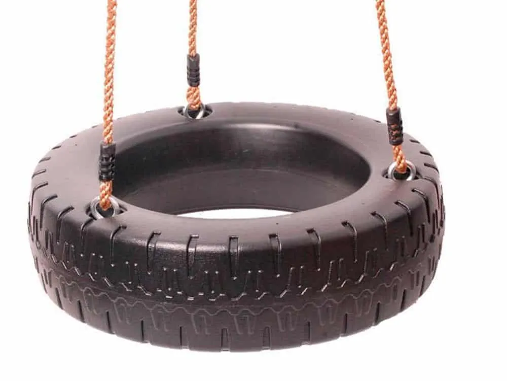 huśtawka z opony dla dzieci