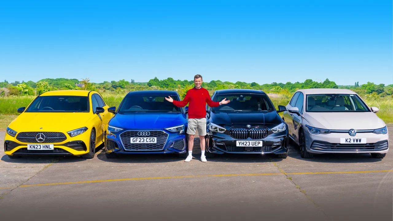 BMW 120i vs Mercedes A200 vs Audi A3 40 TFSI porównanie