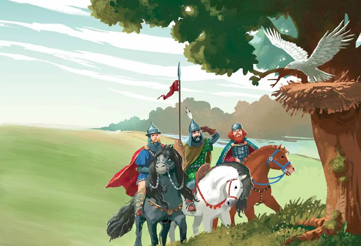 Legenda o Lechu, Czechu i Rusie ilustracja