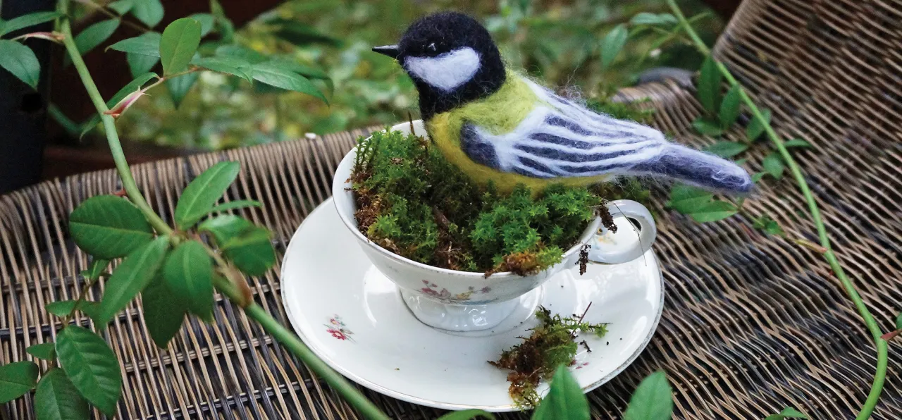 pomysły na zakładki z filcu zwierzęta rośliny