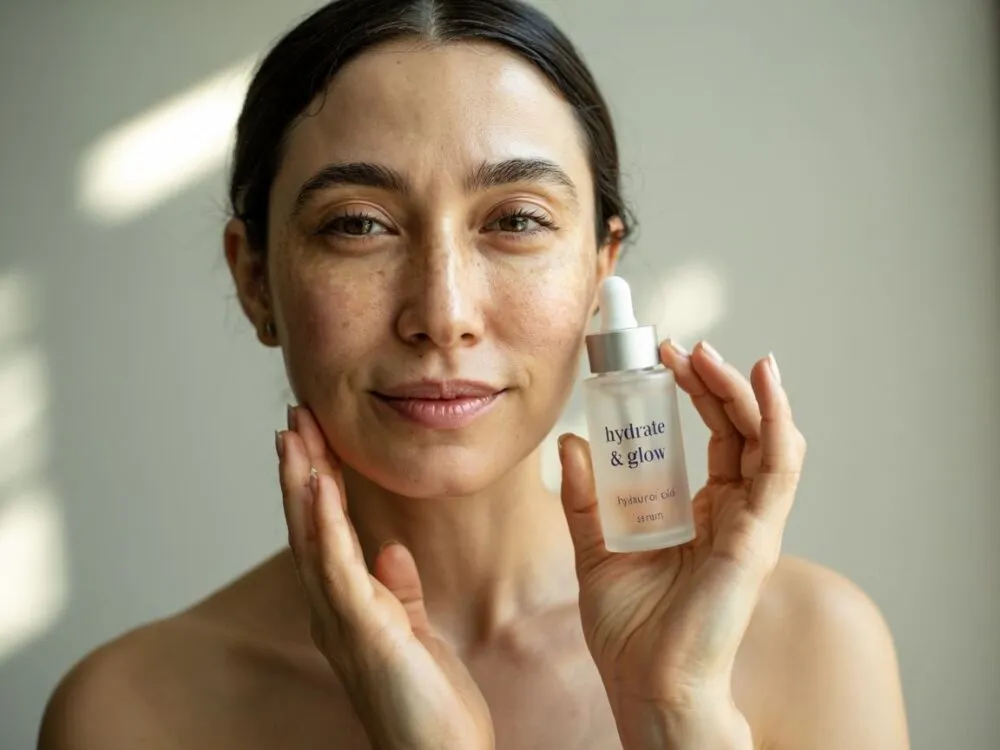 aplikacja kwasu hialuronowego na wilgotną skórę