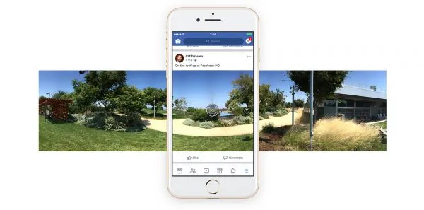 opublikowane zdjęcie sferyczne facebook google maps