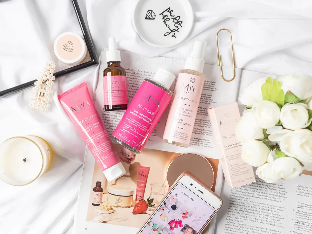 Miya myPOWERelixir efekty cera sucha tłusta