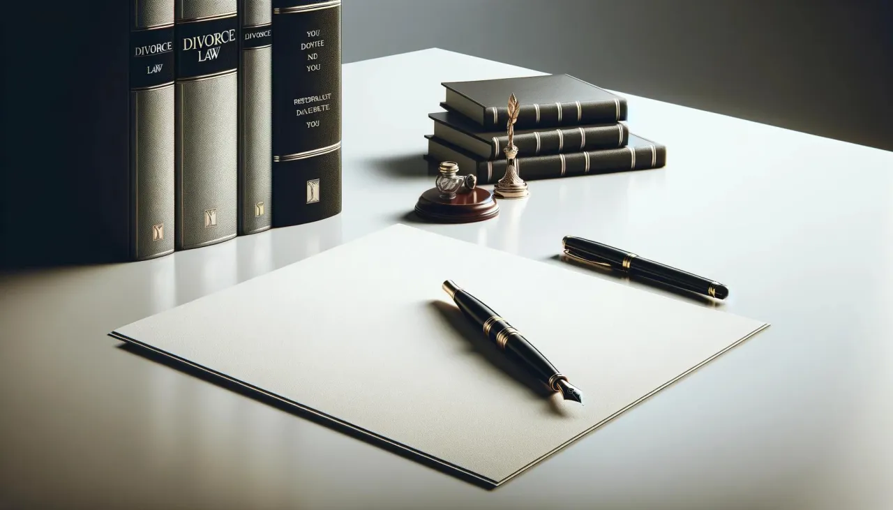 Dokumenty prawne i długopis na stole, symbolizujące przygotowanie do sprawy