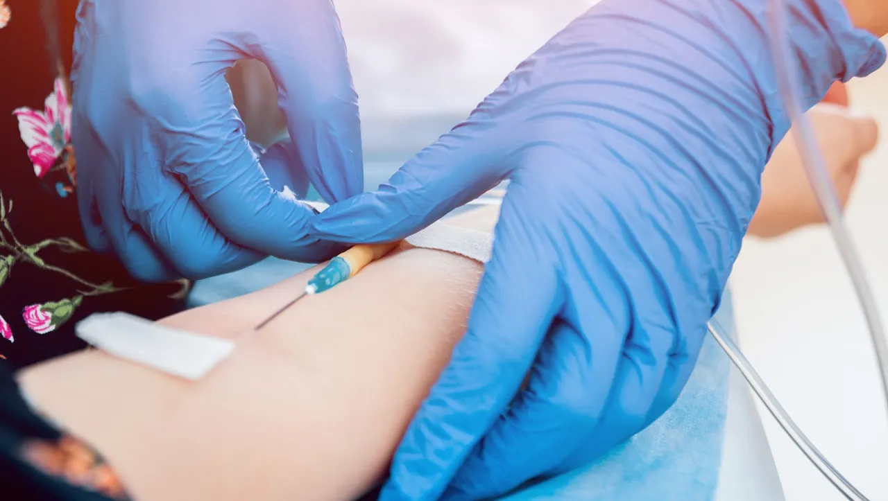 Pacjent po wlewie żelaza obserwacja