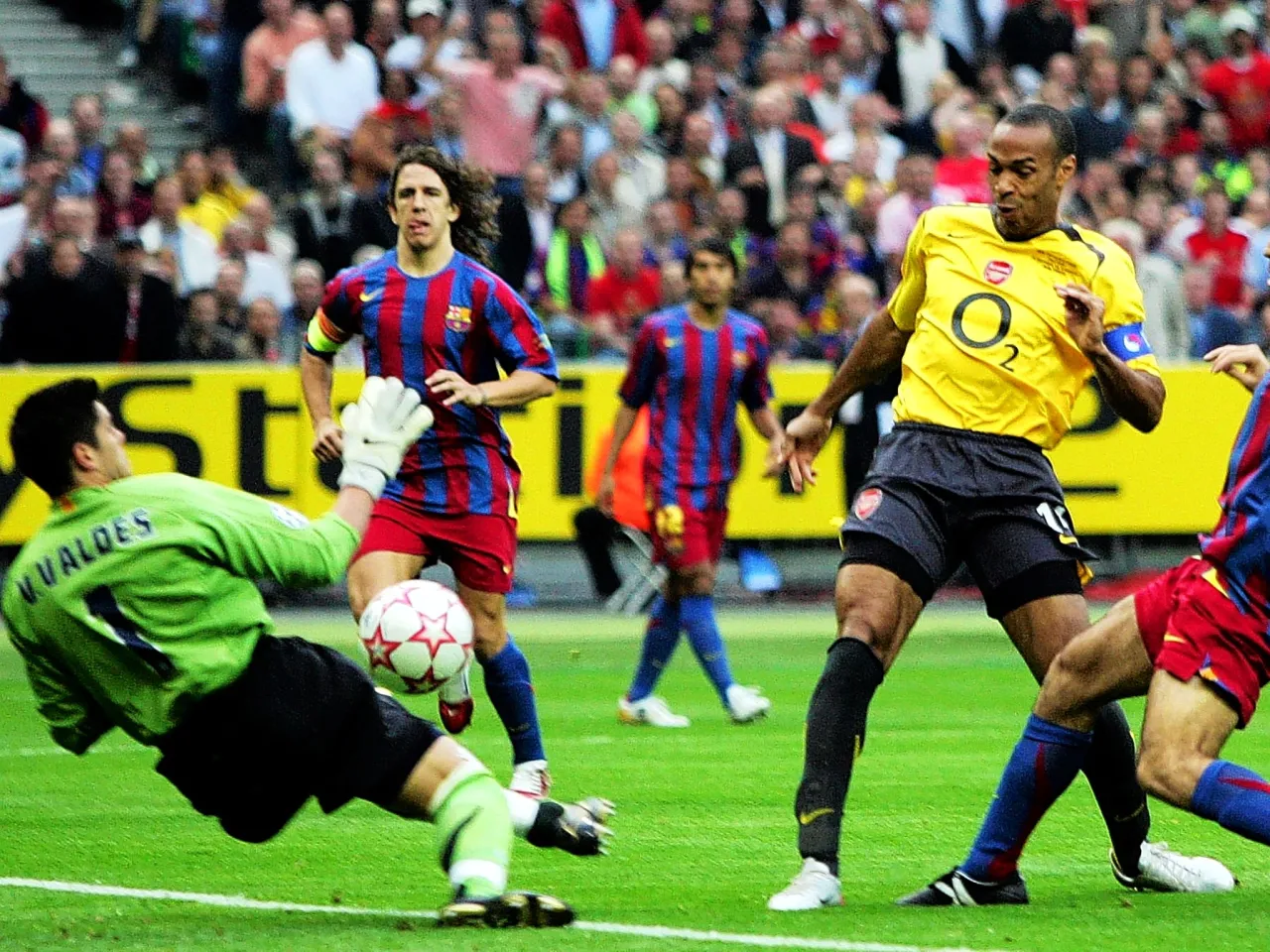 Arsenal Barcelona finał Ligi Mistrz&oacute;w 2006