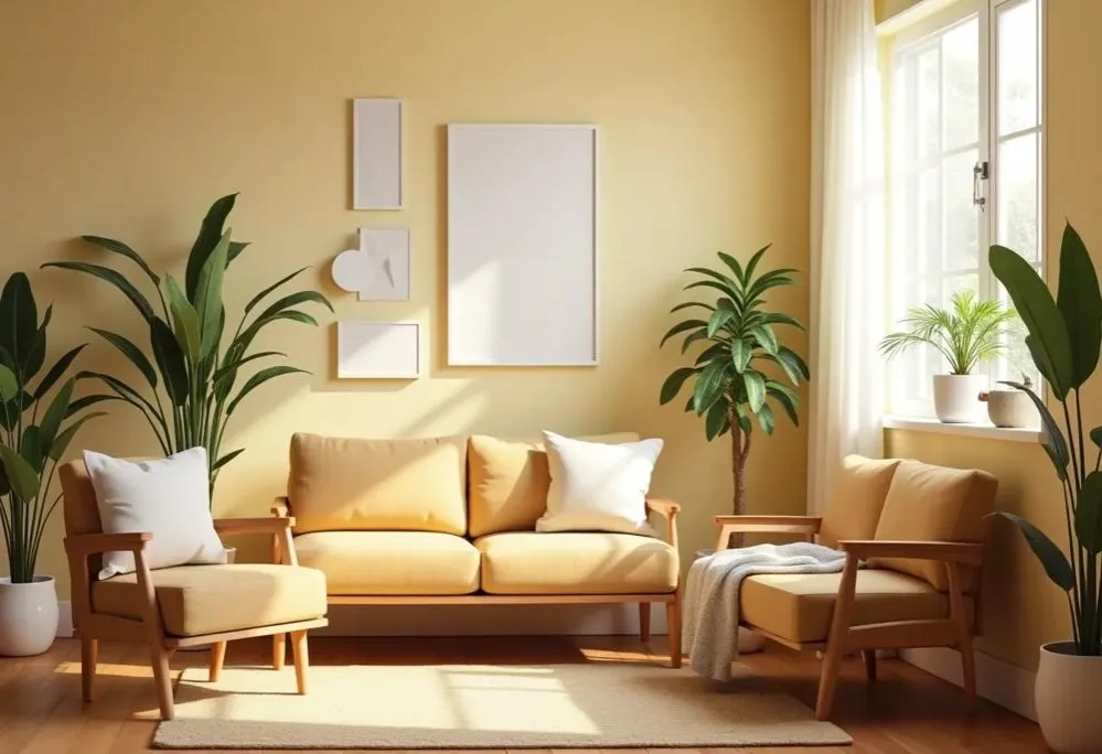 Wnętrza z meblami olchowymi i białymi lub beżowymi ścianami inspiracje