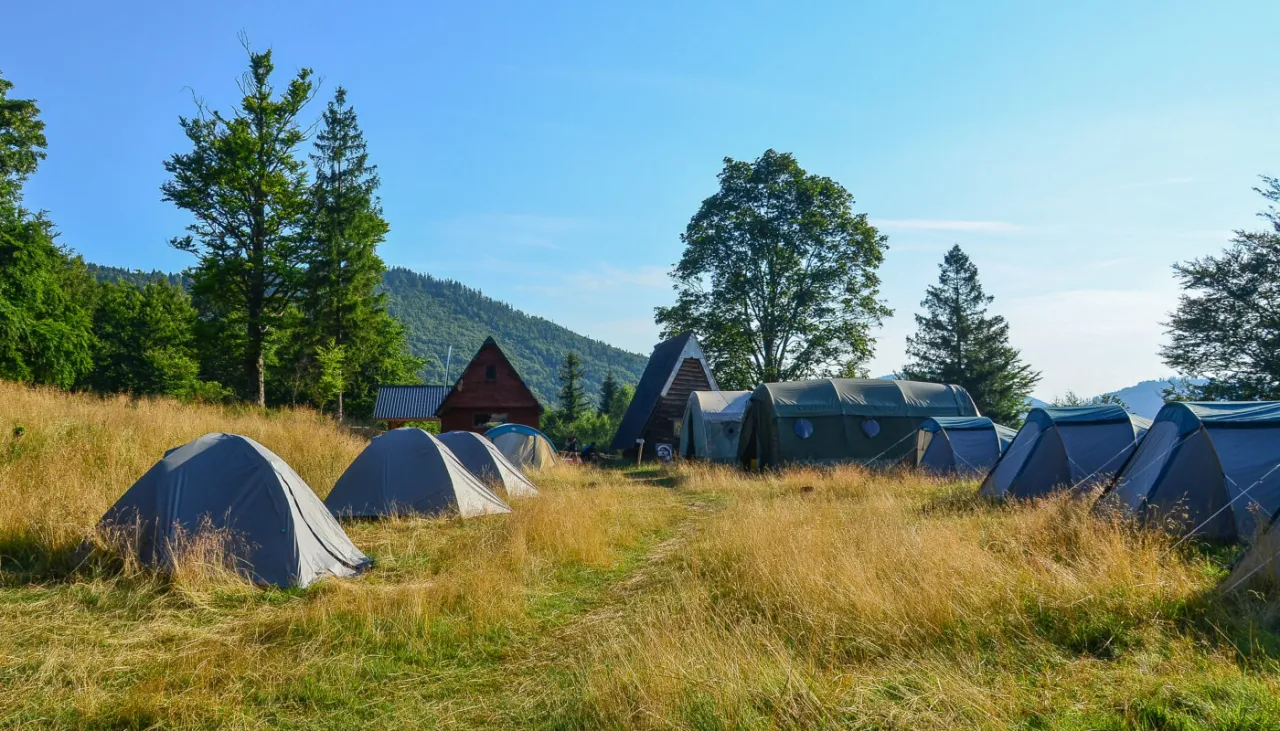 pola namiotowe w polskich g&oacute;rach