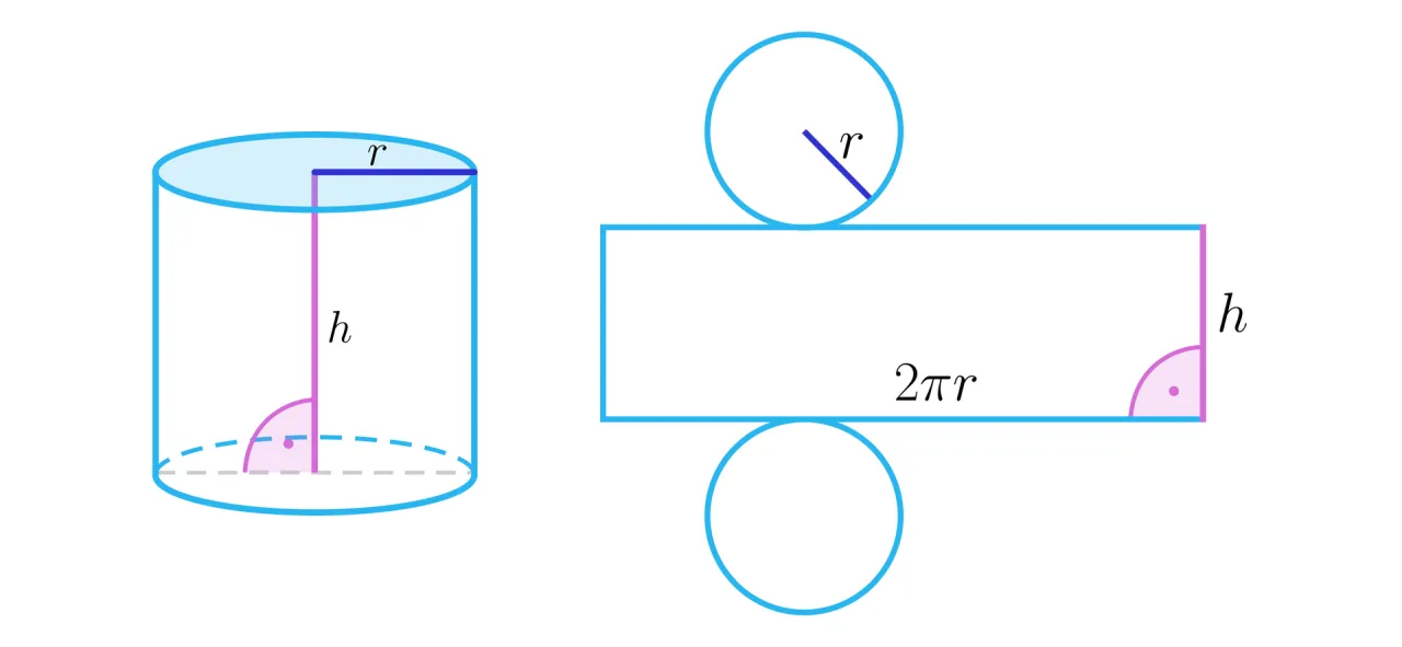 Siatka walca i stożka