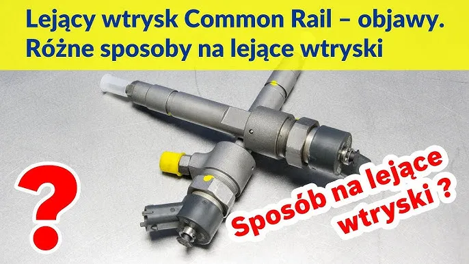 objawy lejących wtrysków diesel infografika