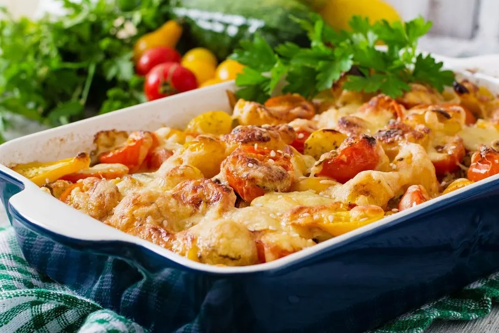 różne bazy do zapiekanek bez mięsa