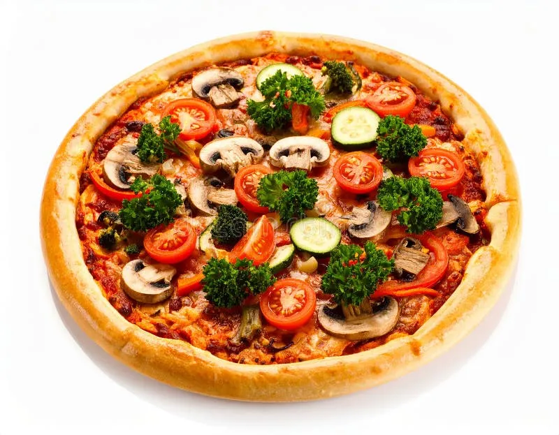 klasyczna pizza wegetariańska z warzywami