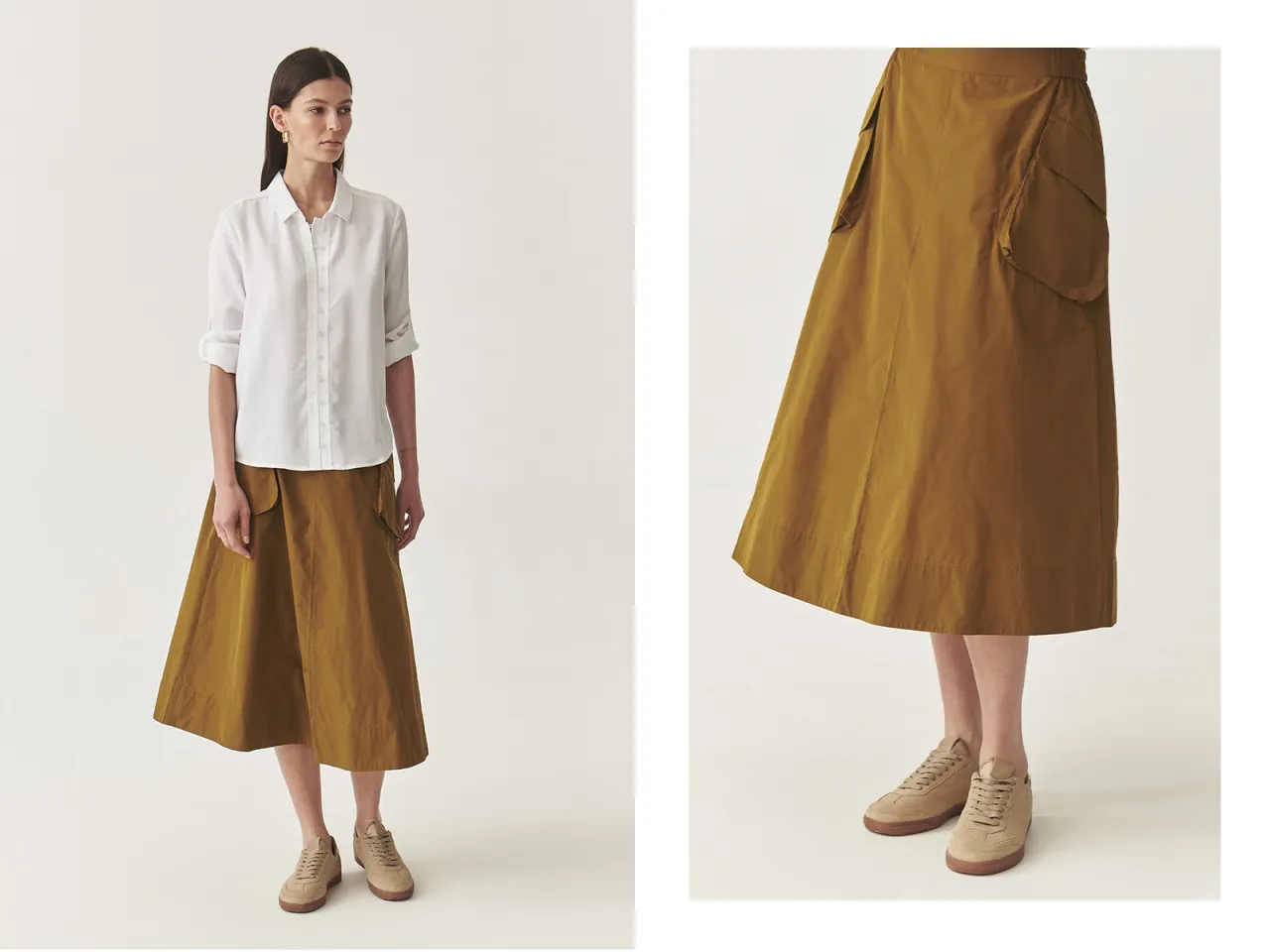 Przykłady tkanin na sp&oacute;dnicę rozkloszowaną