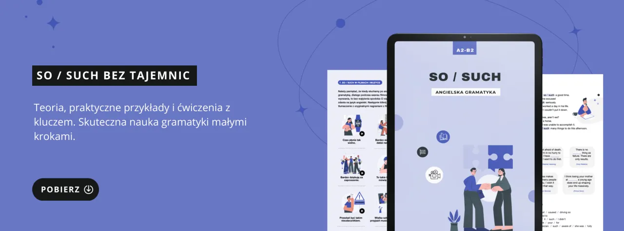 różnica so such that gramatyka angielski