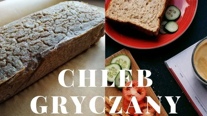 domowy chleb gryczany bezglutenowy przekrojony