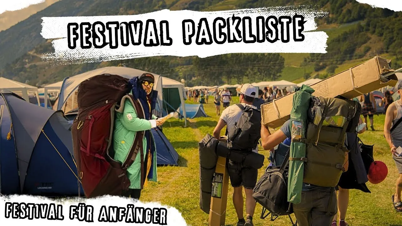 Festival Packliste Berge