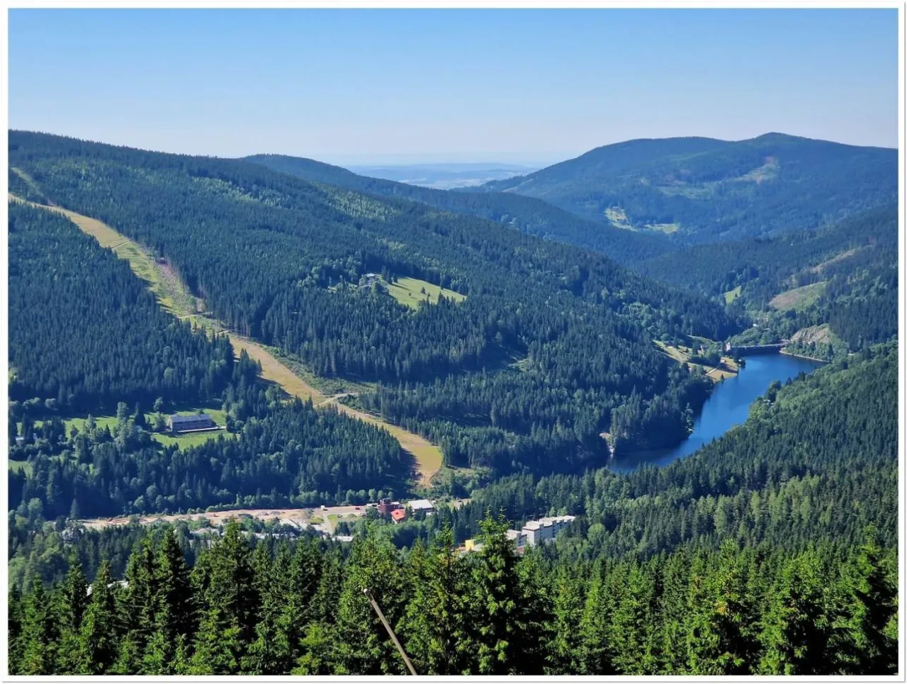 Schroniska górskie Szpindlerowy Młyn widoki