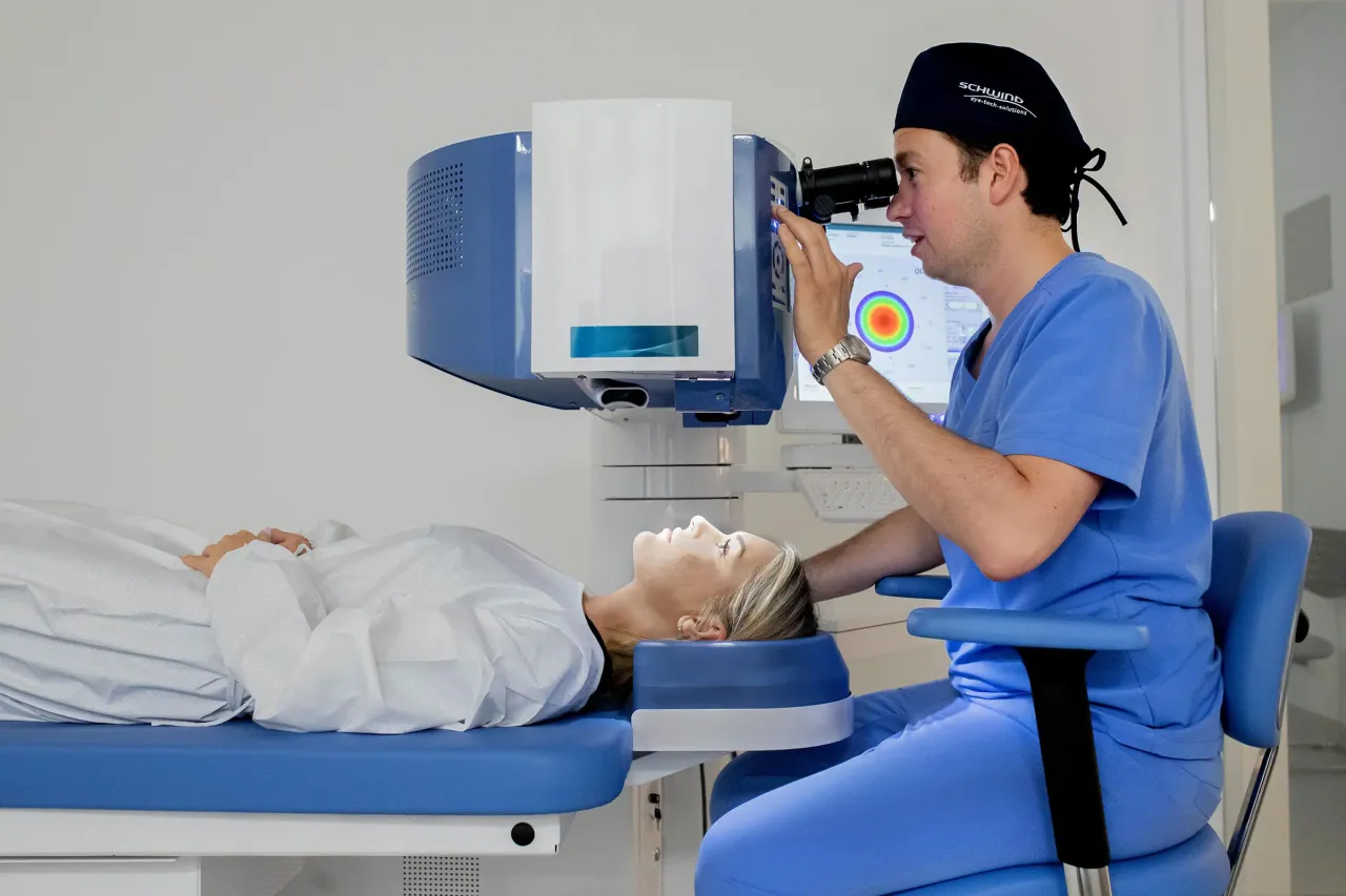 laserowa korekcja wzroku zabieg, klinika okulistyczna laser