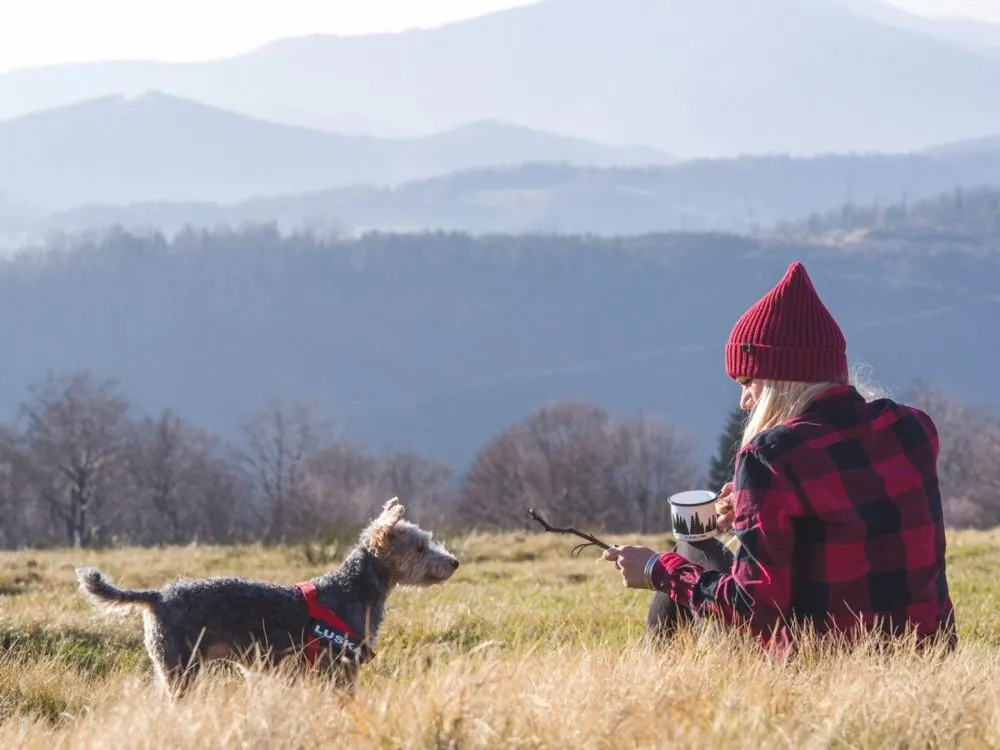 szlaki górskie z psem Beskid Makowski