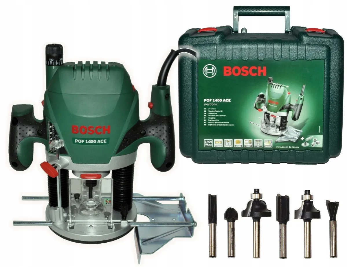 frezarka g&oacute;rnowrzecionowa Bosch POF 1400 ACE vs Makita RP0900