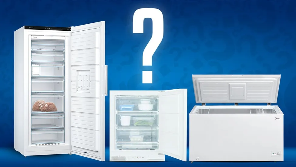 r&oacute;żne typy zamrażarek no frost
