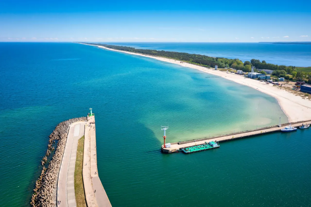 Władysławowo falochron wschodni spacer