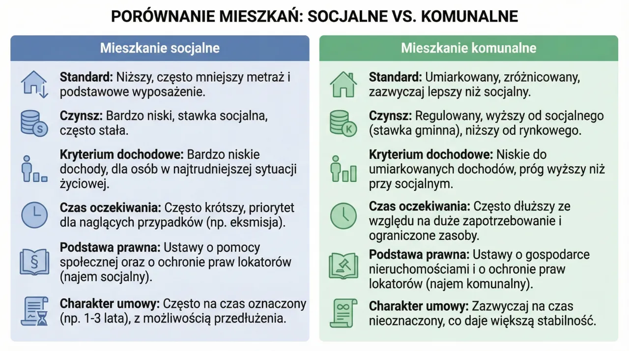 Wniosek o mieszkanie komunalne dokumenty