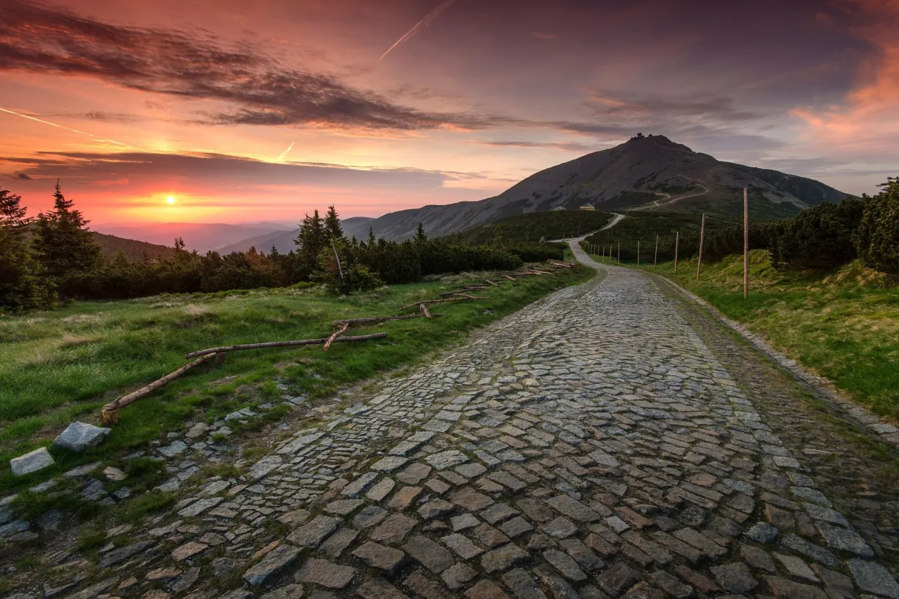 Śnieżka Karkonosze widok