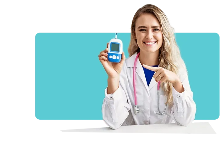 lekarz diabetolog pacjent recepta