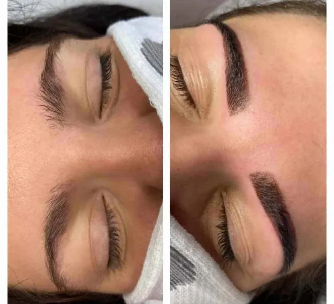 zabieg henny pudrowej w salonie