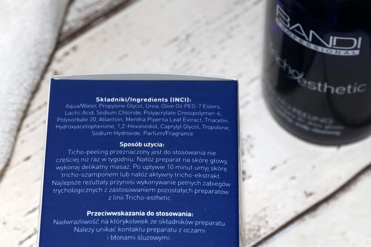 Bandi Tricho-Peeling instrukcja aplikacji