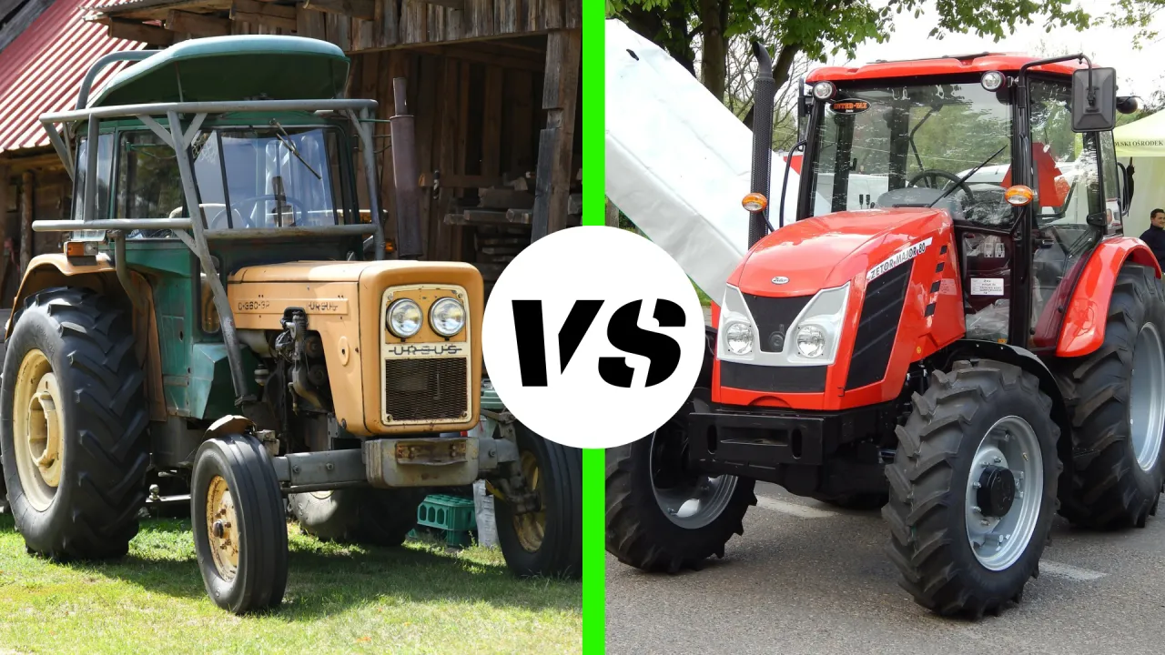 nowy ciągnik rolniczy vs używany